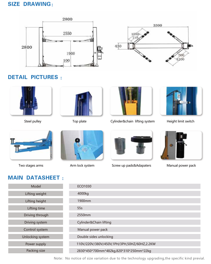 eco1030 brochure