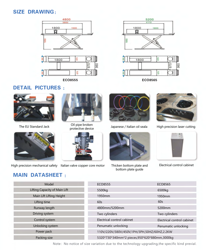 eco8555 brochure