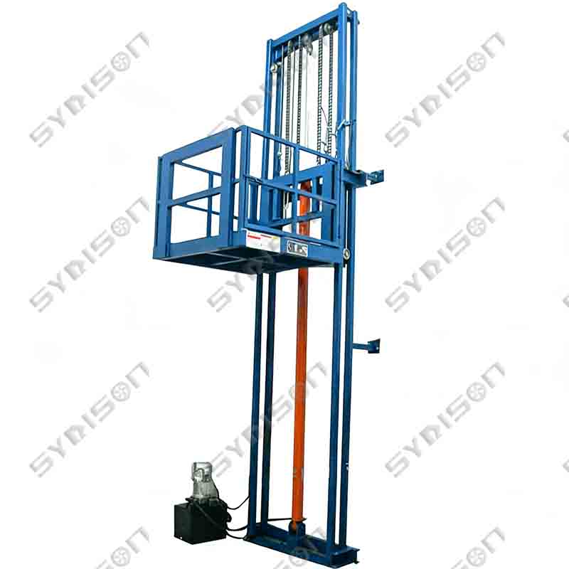 FCL-2 hydraulic cargo lift for warehouse and industrial use