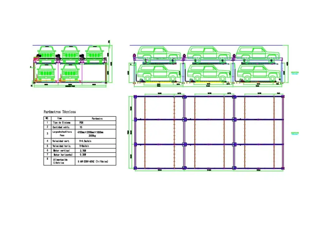 Tandem PSH parking system3