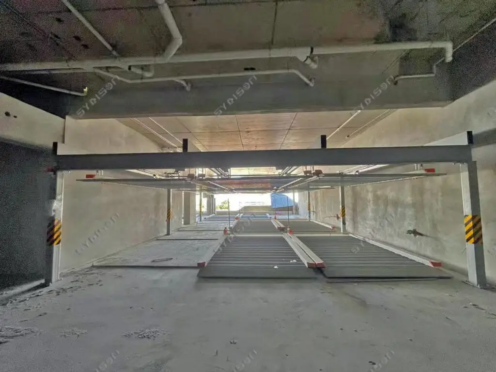 3-Grid Custom Tandem PSH Parking Solution - High-Density Storage
