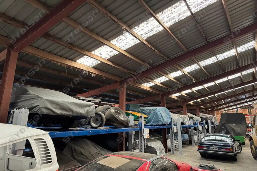 8 units of custom 4-level car parking lift systems installed at PB Group Ltd facility in New Zealand 3