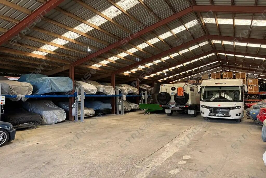 8 units of custom 4-level car parking lift systems installed at PB Group Ltd facility in New Zealand 1