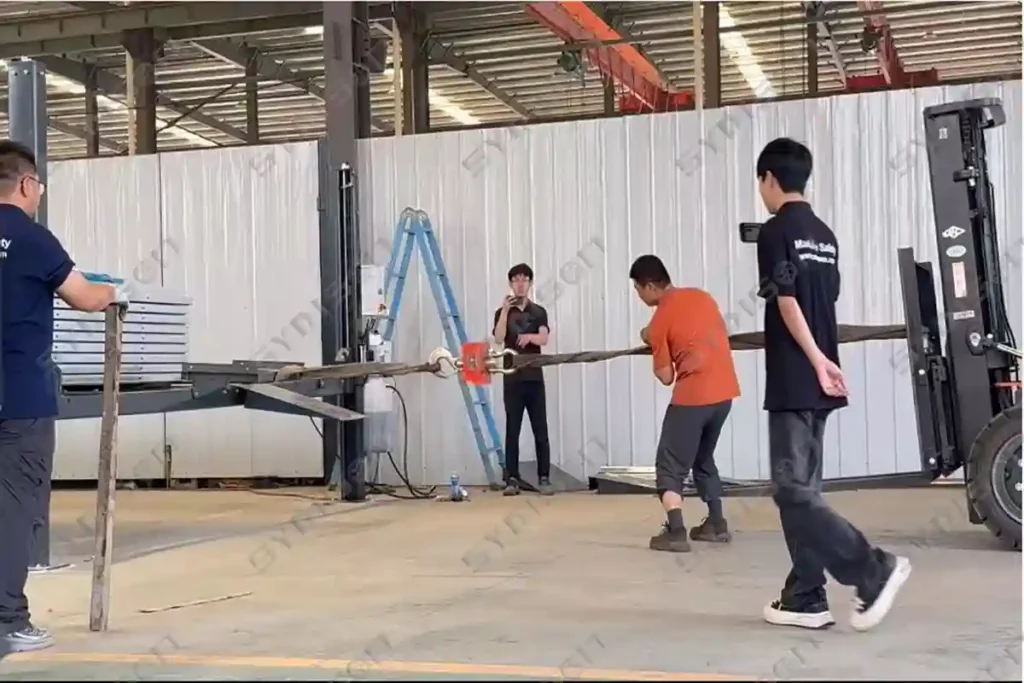Syrison DFPP Wheel Stopper Test