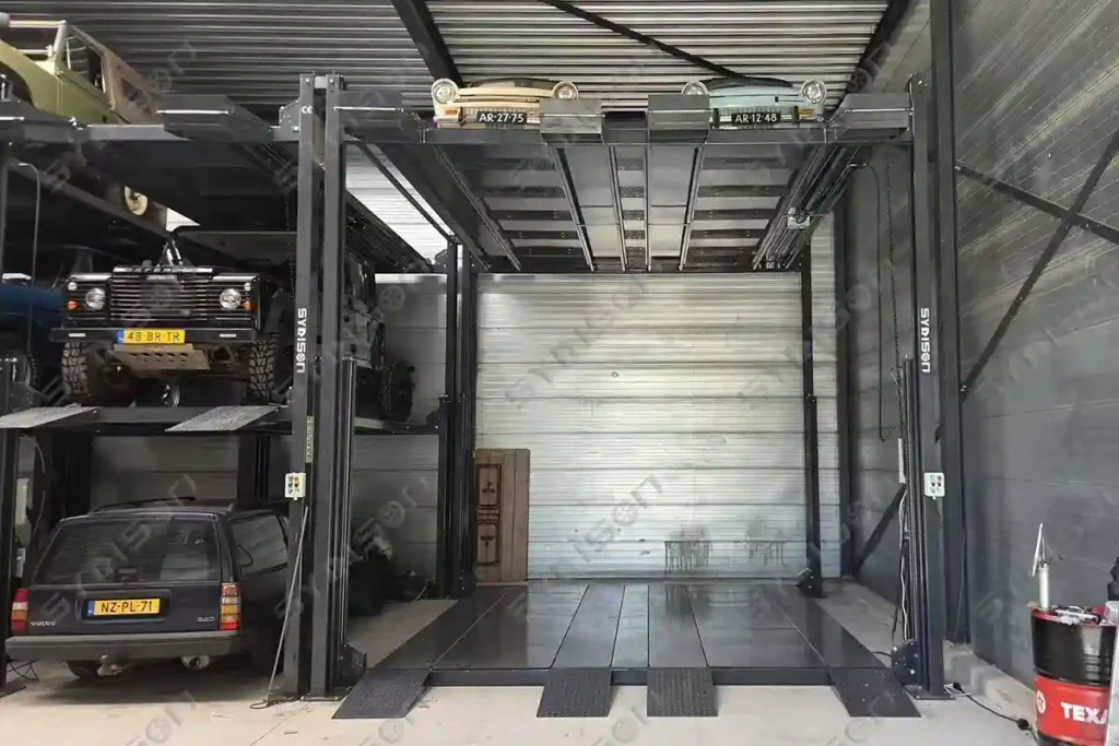 DFPP-I reinforced six car parking lift installation project